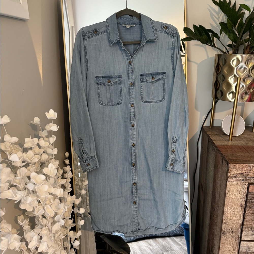 American Eagle Chambray Dress